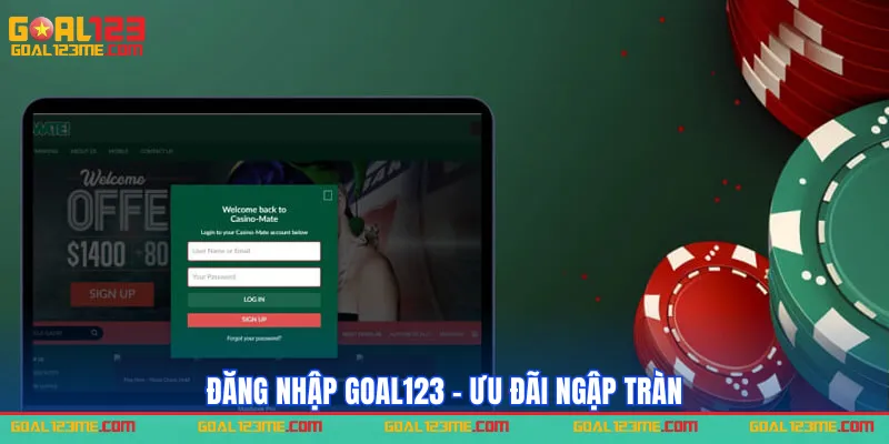 Đăng nhập Goal123 - Ưu đãi ngập tràn